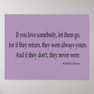 Affiche Kahlil Gibran