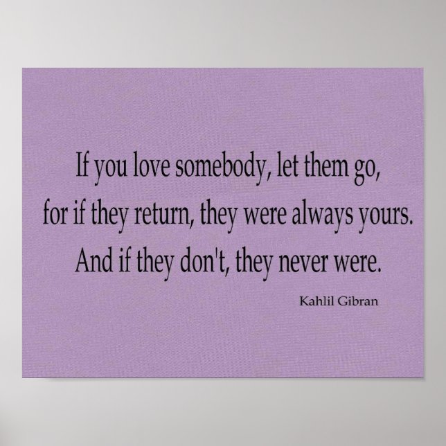 Affiche Kahlil Gibran (Devant)