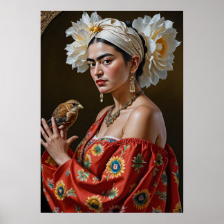 Affiche Kahlo Portrait