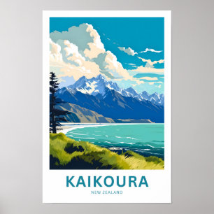 Affiche Kaikoura New Zealand Travel Print