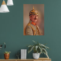 Kaiser Guillaume II, empereur d'Allemagne avec sig