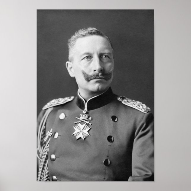 Affiche Kaiser Wilhelm II Portrait - 1902 (Devant)