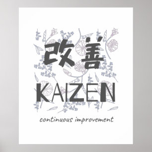 Affiche Kaizen - Amélioration continue
