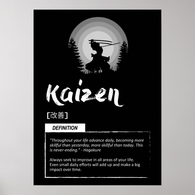 Affiche Kaizen - Le concept japonais du succès (Devant)