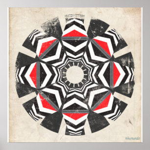 Affiche Kaleido Remix Vintage