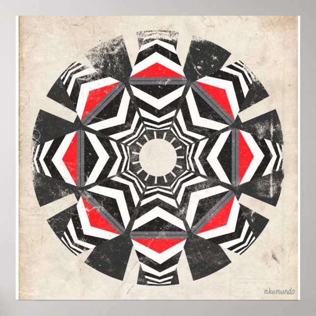 Affiche Kaleido Remix Vintage (Devant)