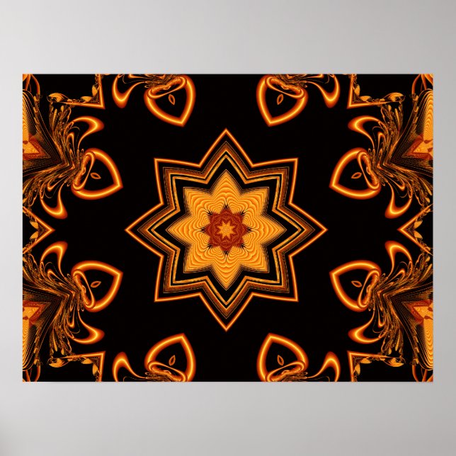 Affiche Kaléidoscope Copper Star (Devant)