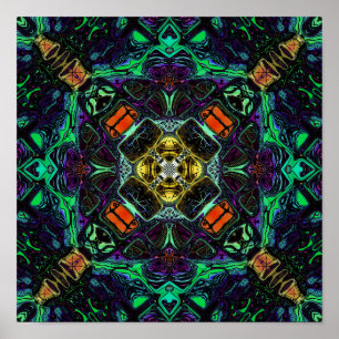 Affiche Kaleidoscope de Couleurs