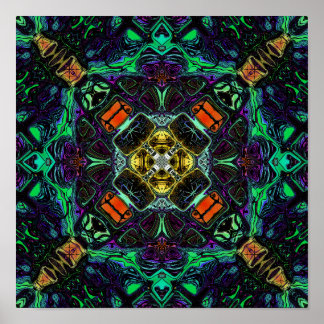 Affiche Kaleidoscope de Couleurs