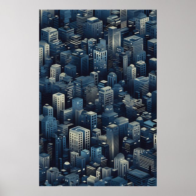 Affiche Kaleidoscope de New York (Devant)