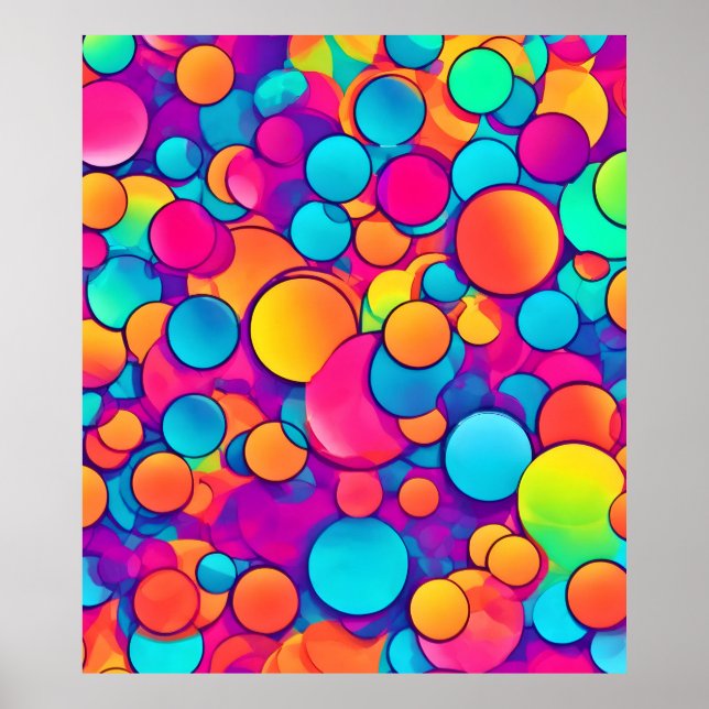 Affiche Kaleidoscope de rêves circulaires (Devant)