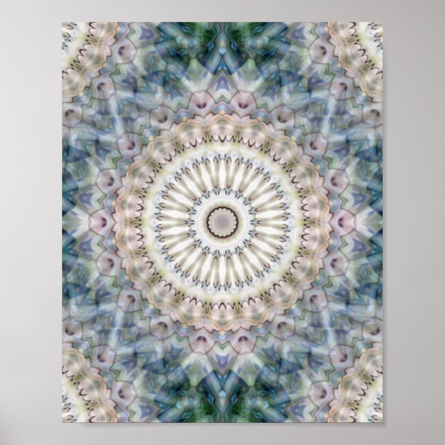 Affiche Kaleidoscope fractal (Devant)