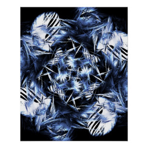 Affiche Kaliverse Fluid Fractal #01