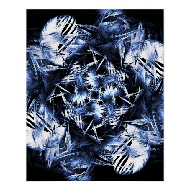 Affiche Kaliverse Fluid Fractal #01 (Devant)