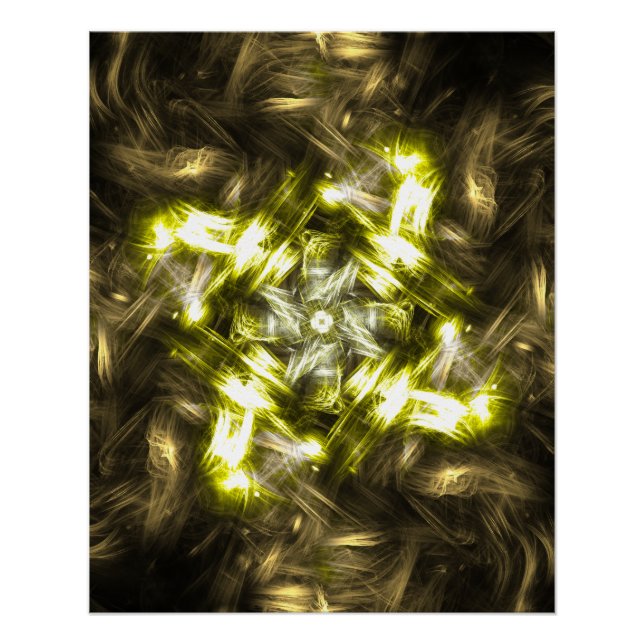 Affiche Kaliverse Fluid Fractal #01 (Devant)