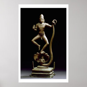 Affiche Kaliyakrishna, Chola, Tamil Nadu (bronze)