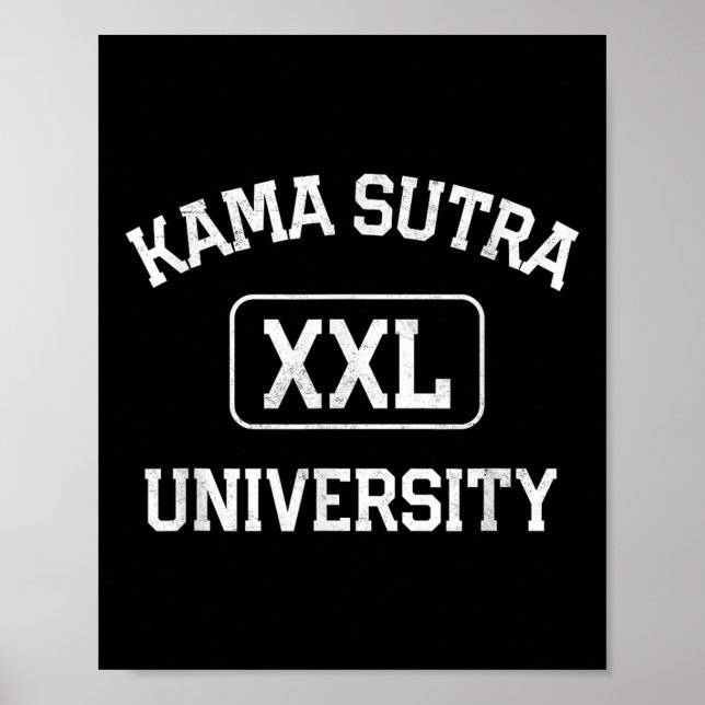 Affiche Kama Sutra University Faire l'amour pas la guerre  (Devant)