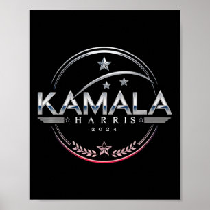 Affiche Kamala 2024 Président Élection Campagne Vote Démoc