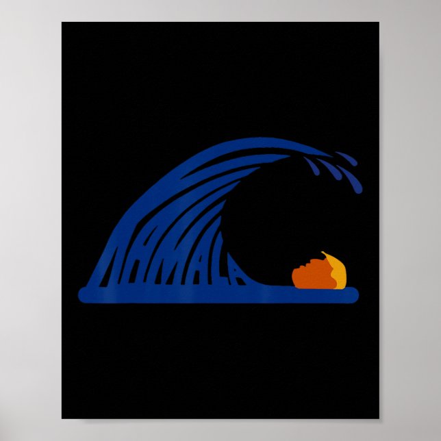 Affiche Kamala Blue Chats Vont Des Chaussures À Haut Talon (Devant)