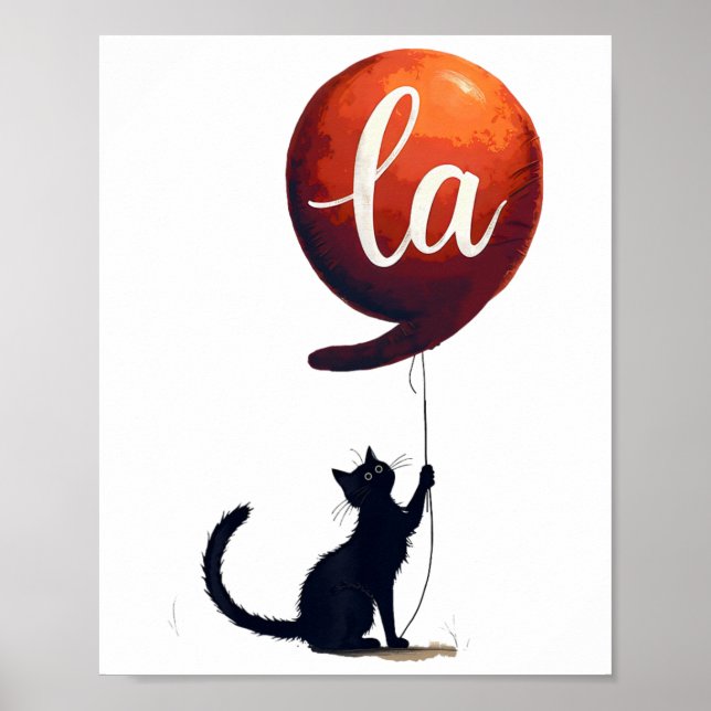 Affiche Kamala Cat Comma La Cat Tee Chilless Cat Lady Kam (Devant)