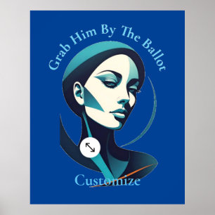 Affiche Kamala Cat Lady 2024 Ballot Thunder_Cove