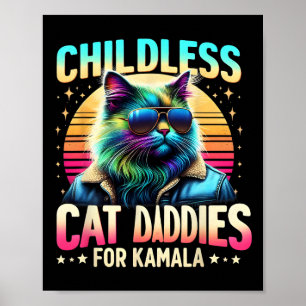 Affiche Kamala Des Daddies De Chats Sans Enfants Pour Kama