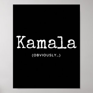 Affiche Kamala (évidemment)