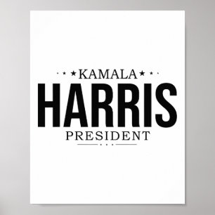 Affiche Kamala Harris 2024 Madame la Présidente Kamala 47 