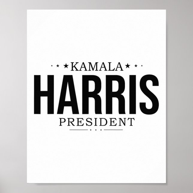 Affiche Kamala Harris 2024 Madame la Présidente Kamala 47  (Devant)