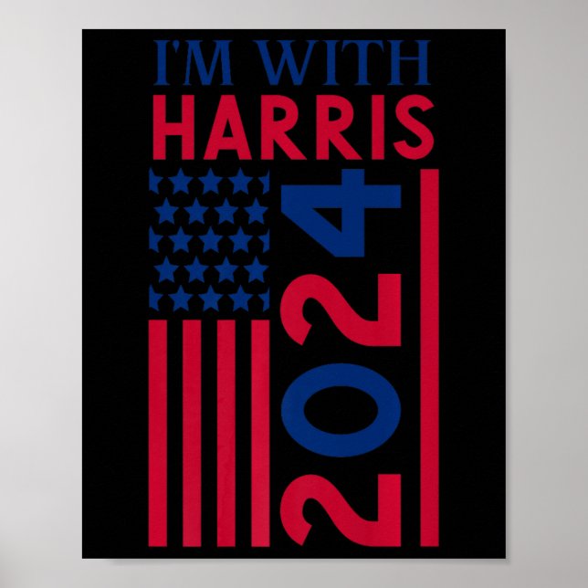 Affiche Kamala Harris 2024 Madame la Présidente Kamala 47  (Devant)