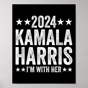 Affiche Kamala Harris 2024 Pour la campagne présidentielle