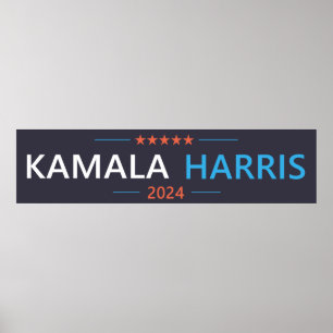Affiche Kamala Harris 2024 pour le président