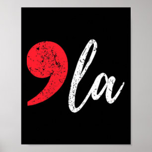 Affiche Kamala Harris 2024 Présidente Comma La Women's Poc