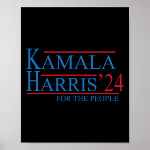 Affiche Kamala Harris 24 Pour L'Élection Populaire 2024