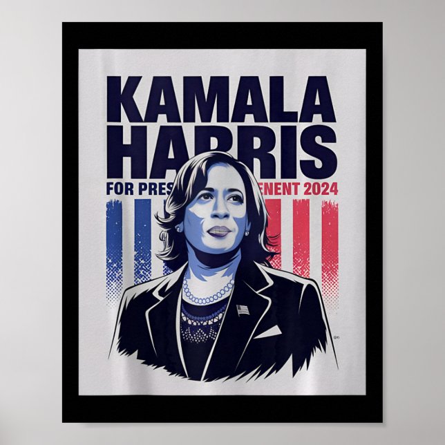 Affiche Kamala Harris 47 Le Président Usa America 2024 Ele (Devant)