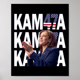 Affiche Kamala Harris 47ème Président Des Etats-Unis