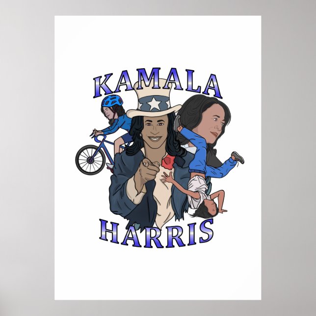 Affiche Kamala Harris Bootleg Rap (Devant)