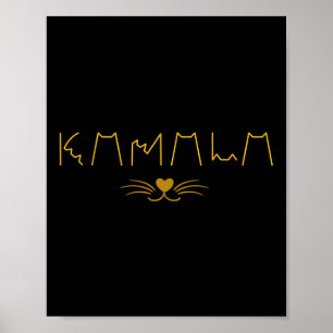Affiche Kamala Harris Chat Dames Et Chat Guy