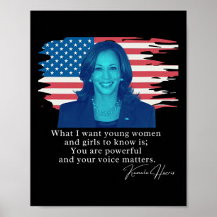 Affiche Kamala Harris cite Tee