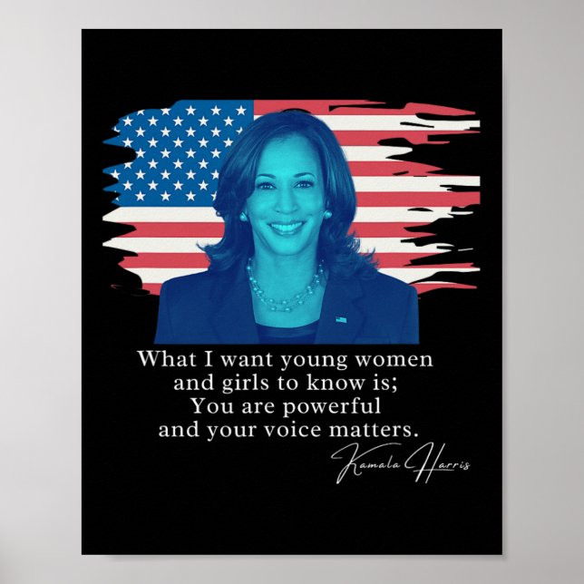 Affiche Kamala Harris cite Tee (Devant)