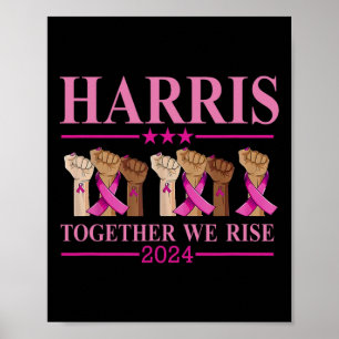 Affiche Kamala Harris Ensemble Nous Soulageons Le Cancer D