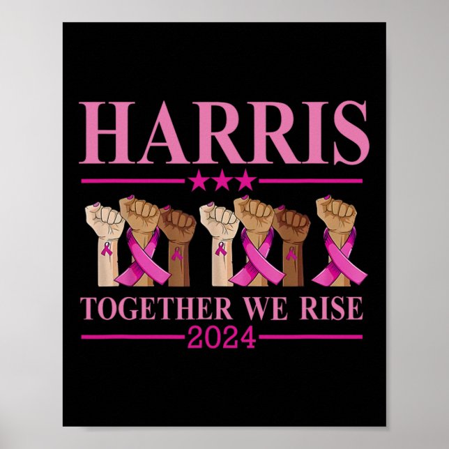 Affiche Kamala Harris Ensemble Nous Soulageons Le Cancer D (Devant)
