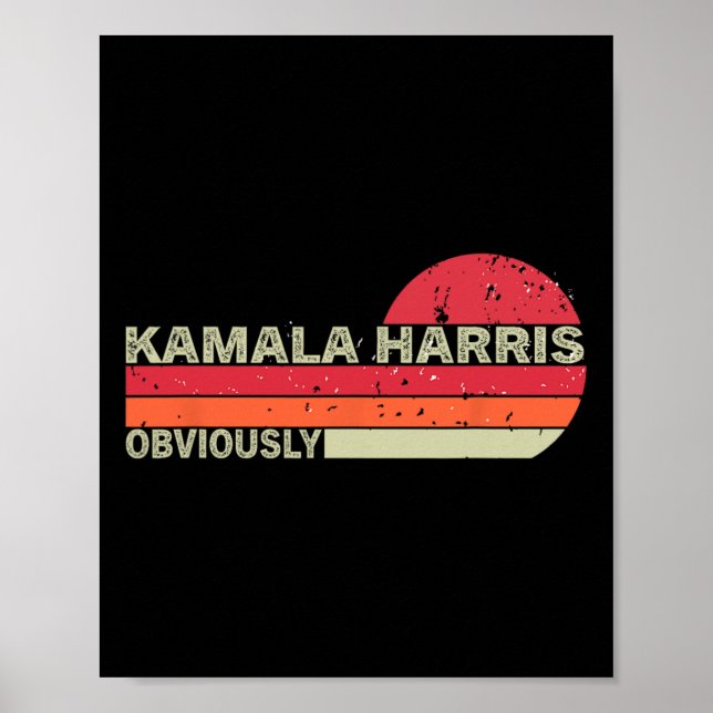 Affiche Kamala Harris Évidemment. Harris Évidemment (Devant)