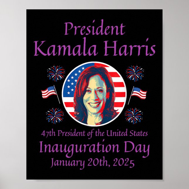 Affiche Kamala Harris Inauguration 2025 Memorabilia 1 (Devant)