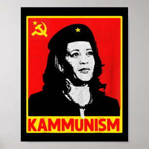 Affiche Kamala Harris Kammunism Communisme Harris W