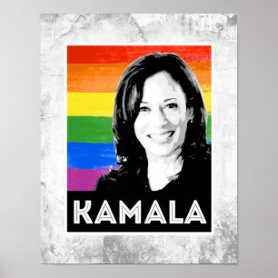 Affiche Kamala Harris LGBT Pride