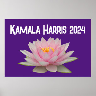 Affiche Kamala Harris Lotus 2024
