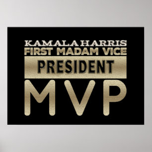 Affiche  Kamala Harris Madam Vice President MVP