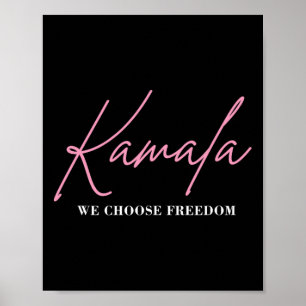 Affiche Kamala Harris Pour La Liberté Électorale 2024