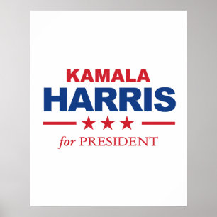 Affiche Kamala Harris pour le président -